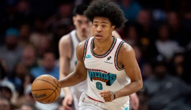 Grizzlies' Jaylen Wells taken off on a stretcher after hard landing