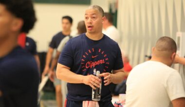 Los Angeles Clippers coach Tyronn Lue made his second trip to Hawaii for preseason training camp.