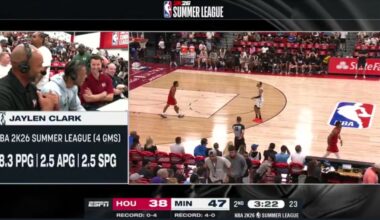 T-Wolves' Jaylen Clark has funny exchange in Summer League broadcast