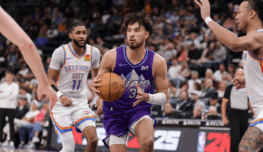 Feb 8, 2025; Lexington, Kentucky, USA; Kentucky Wildcats guard Jaxson Robinson (2) claps during the first half against the South Carolina Gamecocks at Rupp Arena at Central Bank Center. Mandatory Credit: Jordan Prather-Imagn Images