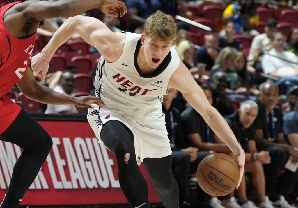 Miami Heat's Kasparas Jakucionis ready for next NBA step