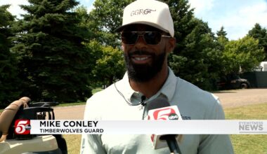 Timberwolves guard Mike Conley reacts to new ownership, Alexander-Walker's departure at 3M Open