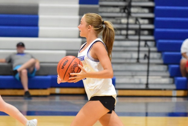 The girls' basketball teams from Allen Park Cabrini and Gibraltar...