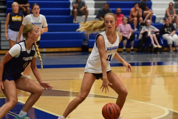 The girls' basketball teams from Allen Park Cabrini and Gibraltar...
