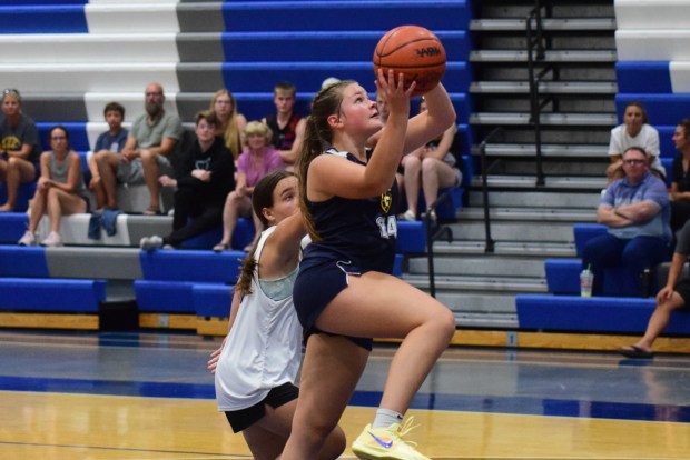 The girls' basketball teams from Allen Park Cabrini and Gibraltar...