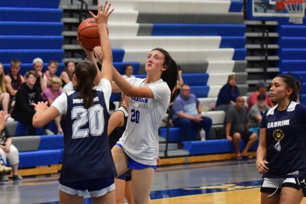 The girls' basketball teams from Allen Park Cabrini and Gibraltar...
