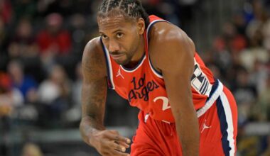 Leonard says returning to the court is the easy part after making season debut for Clippers