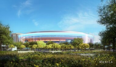 Glass Takes Center Court in New Oklahoma City Thunder Arena Design