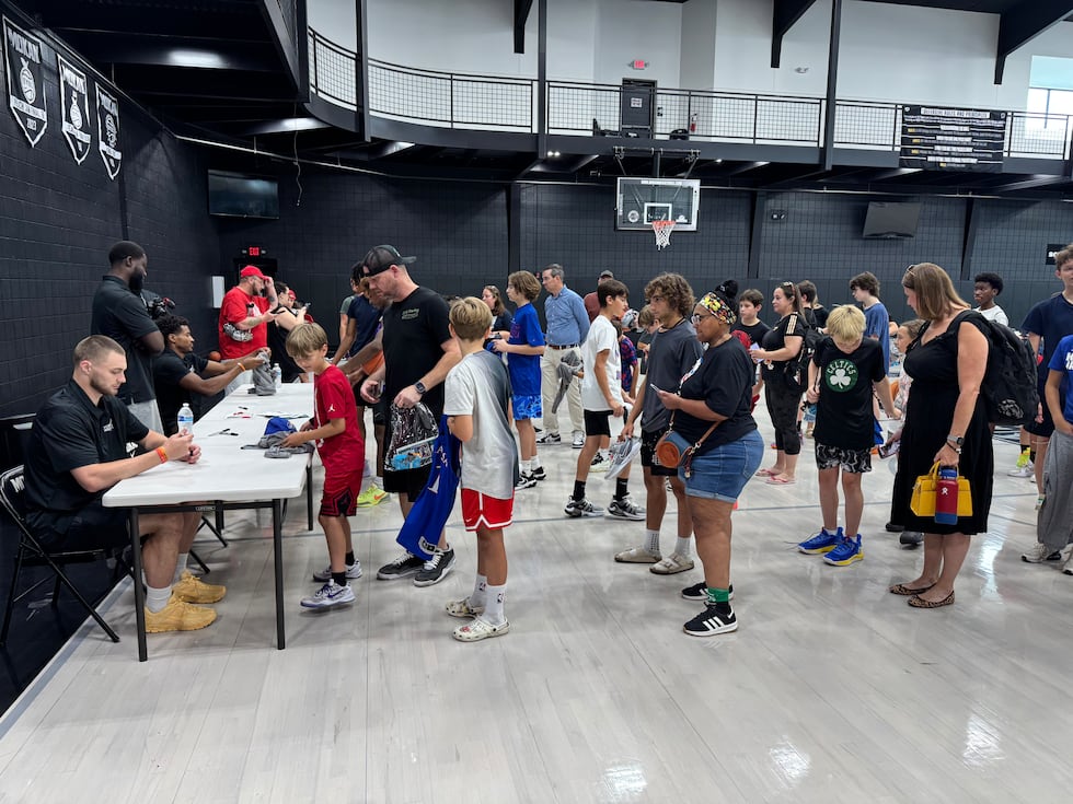 Toronto Raptors shooting guard Ochai Agbaji is giving back to his hometown one play at a time.