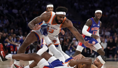 Pistons beat Knicks 106-103 in Game 5 to stay alive in the first-round series