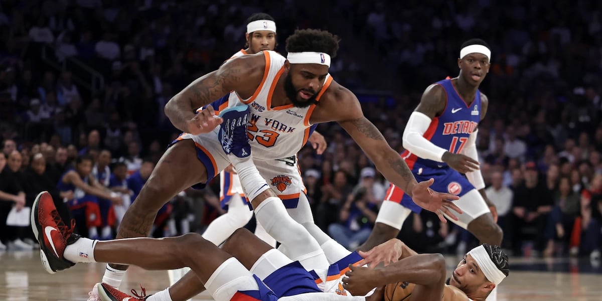 Pistons beat Knicks 106-103 in Game 5 to stay alive in the first-round series