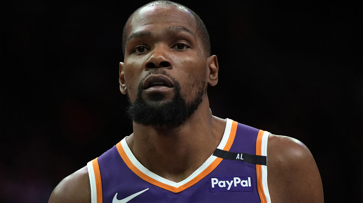Rockets star Kevin Durant, who squashed his longstanding beef with Lil B, on the Suns.