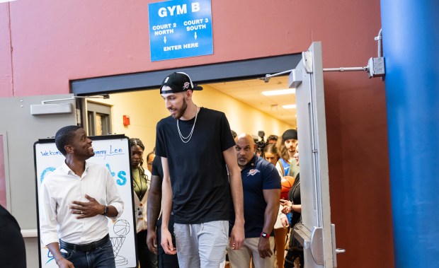 Twin Cities native Chet Holmgren, who helped the Oklahoma Thunder...