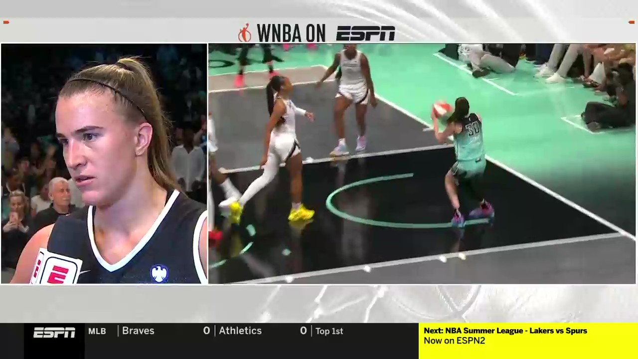 ESPN's WNBA Aces-Liberty matchup draws big rating