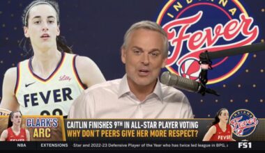 Colin Cowherd rips WNBA snubbing Caitlin Clark in All-Star vote