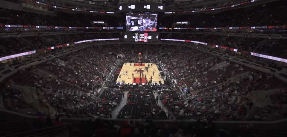 The United Center was the brand new home of the Bulls and Blackhawks