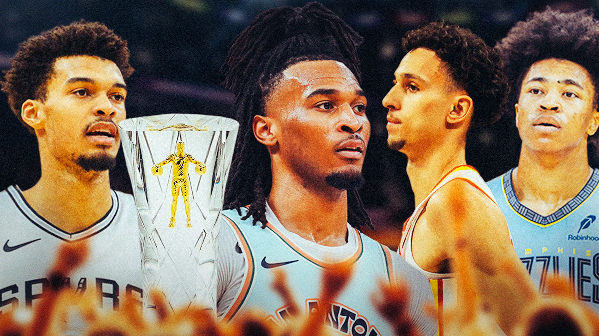 Spurs' Stephon Castle and Victor Wembanyama with Jaylen Wells and Zaccharie Risacher