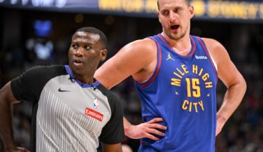 Nikola Jokic on Jeff Van Gundy trying to wrestle ball away from him