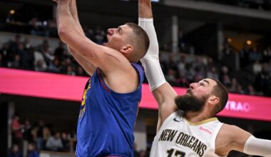 Nuggets head coach David Adelman sees Jonas Valanciunas as point center