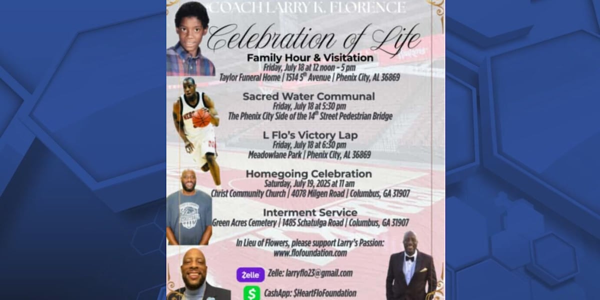 Funeral announced for basketball star and coach Larry Florence