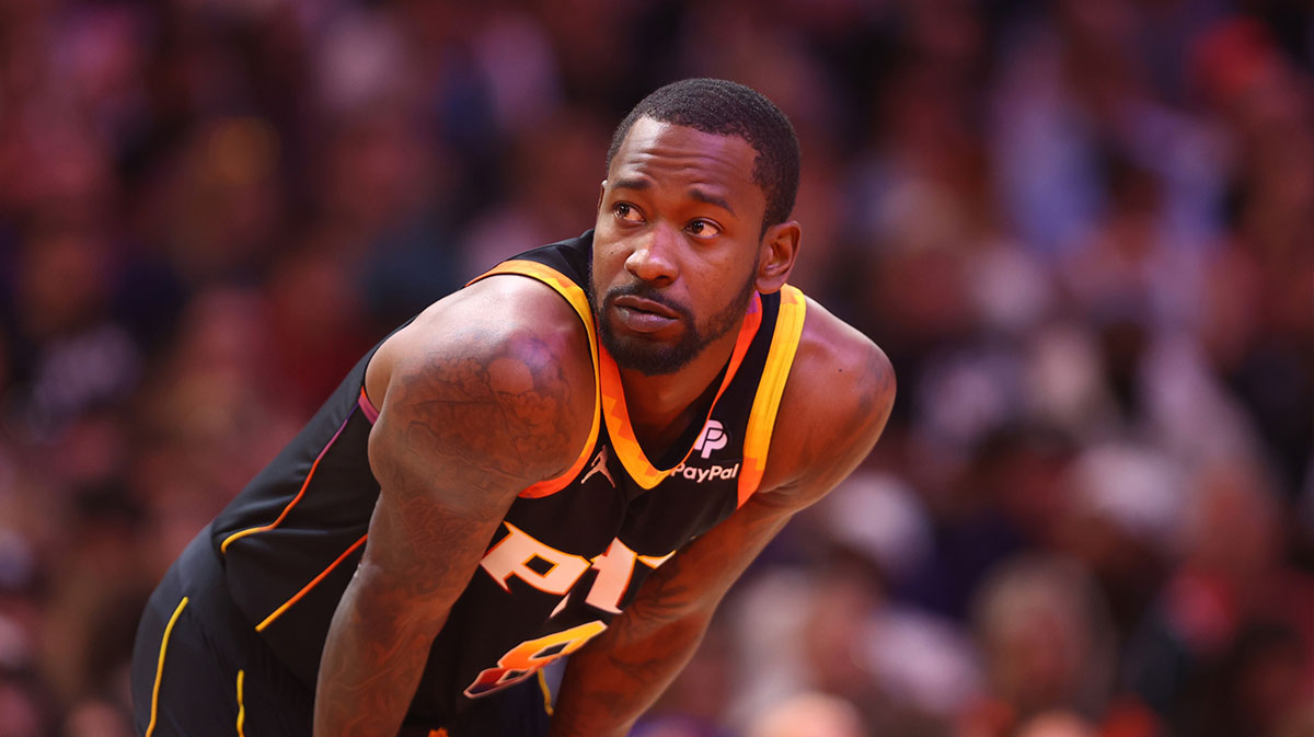 Phoenix Suns guard Terrence Ross (8) against the Denver Nuggets during game four of the 2023 NBA playoffs at Footprint Center.