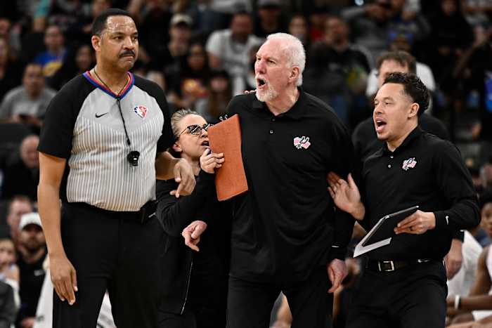 NBA adjusts Gregg Popovich's career record, crediting Mitch Johnson with 77 Spurs games from '24-25