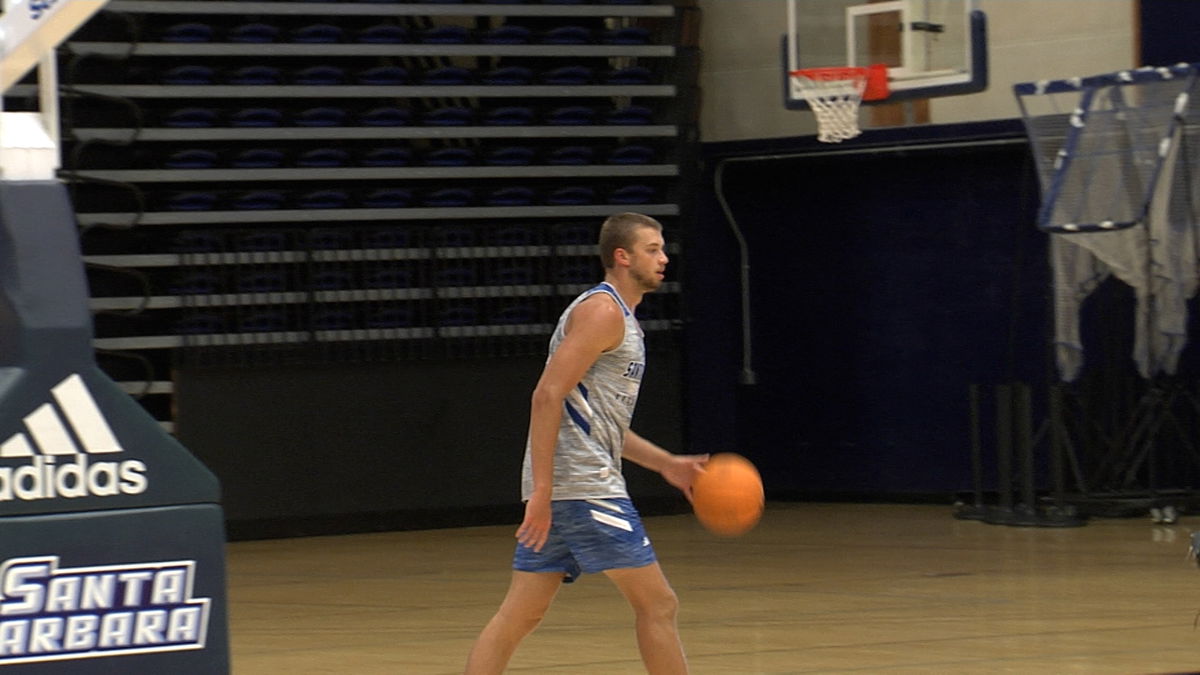 UCSB freshman Michael Simcoe is physically ready for college basketball
