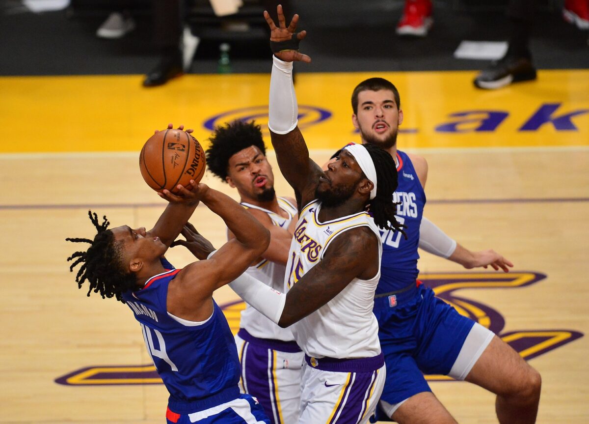 Montrezl Harrell and Terance Mann