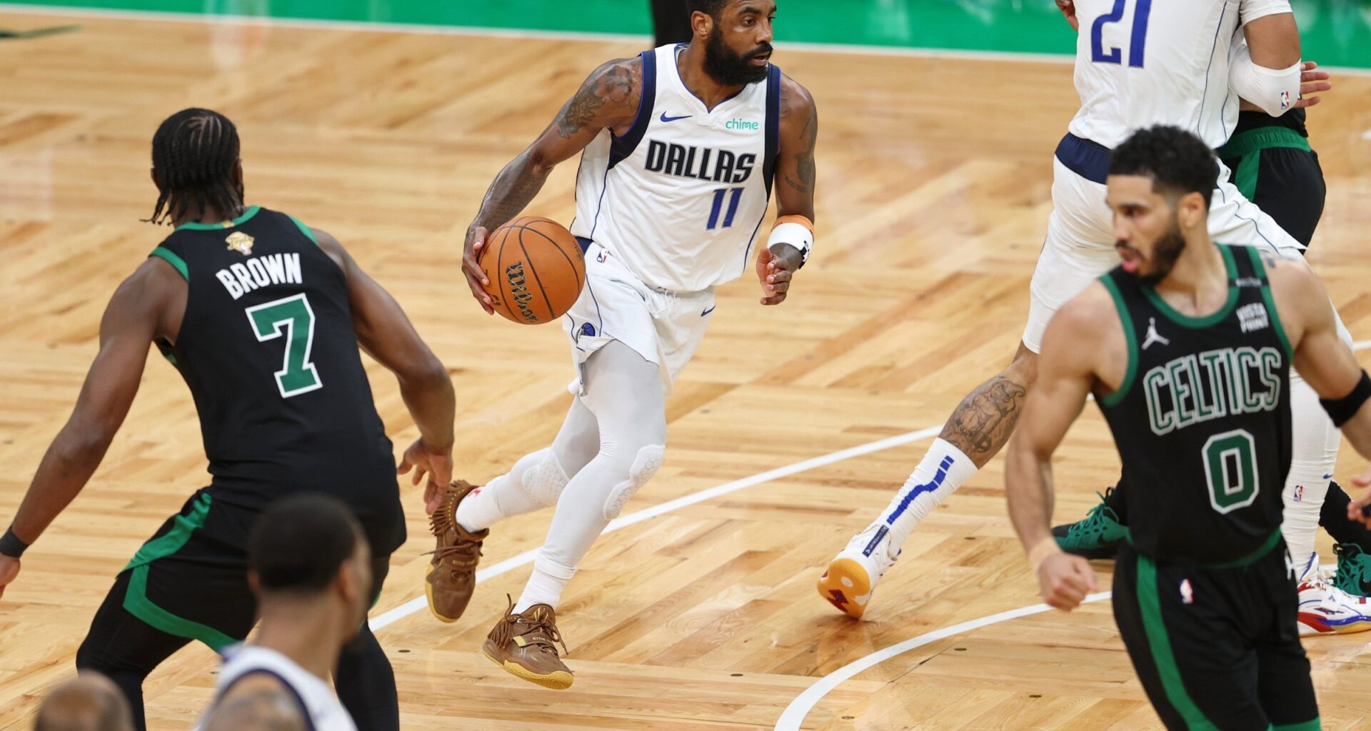 ‘Two times…’ Kyrie Irving names Boston Celtics star whom he wanted to fight during 2024 NBA Finals