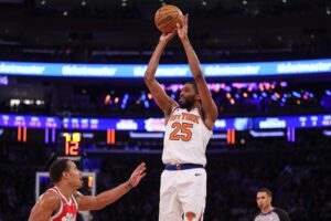 Mikal Bridges has struggled with the Knicks so far.