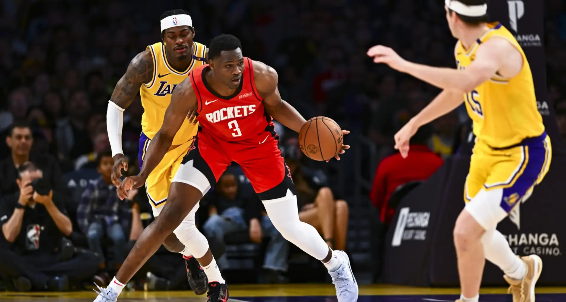 N'Faly Dante eyes full-time Rockets role after impressive G League stint; Summer League showdown awaits