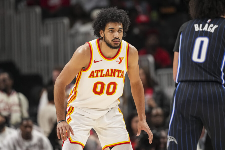 Hawks Re-Sign Jacob Toppin To Two-Way Contract