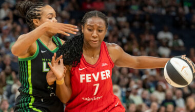 Former Florida State and new South Carolina guard Ta'Niya Latson playing against the Clemson Tigers. Photo credit: Florida State Athletics