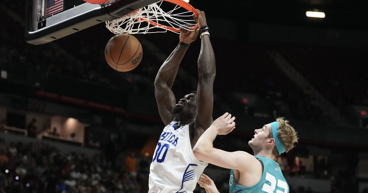 Instant observations: Two top-four picks sit out as Summer Sixers battle Hornets in Las Vegas