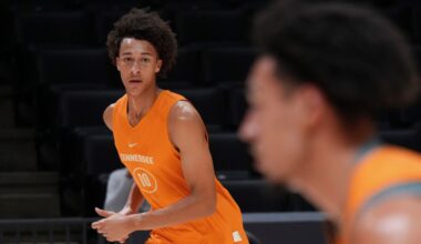 Michigan Wolverines basketball head coach Dusty May led his team to a Big Ten Tournament title in 2025. (Photo by Christine Tannous/IndyStar / USA TODAY NETWORK via Imagn Images)