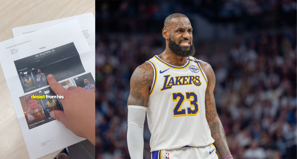 LeBron James' lawyers threaten to sue company over nonconsensual AI imagery