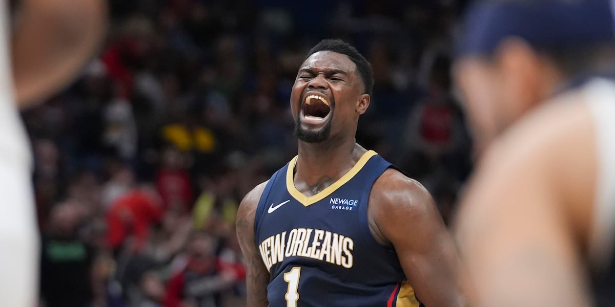 Zion Williamson has 24 points and 14 rebounds to power the Pelicans past the Jazz, 136-123