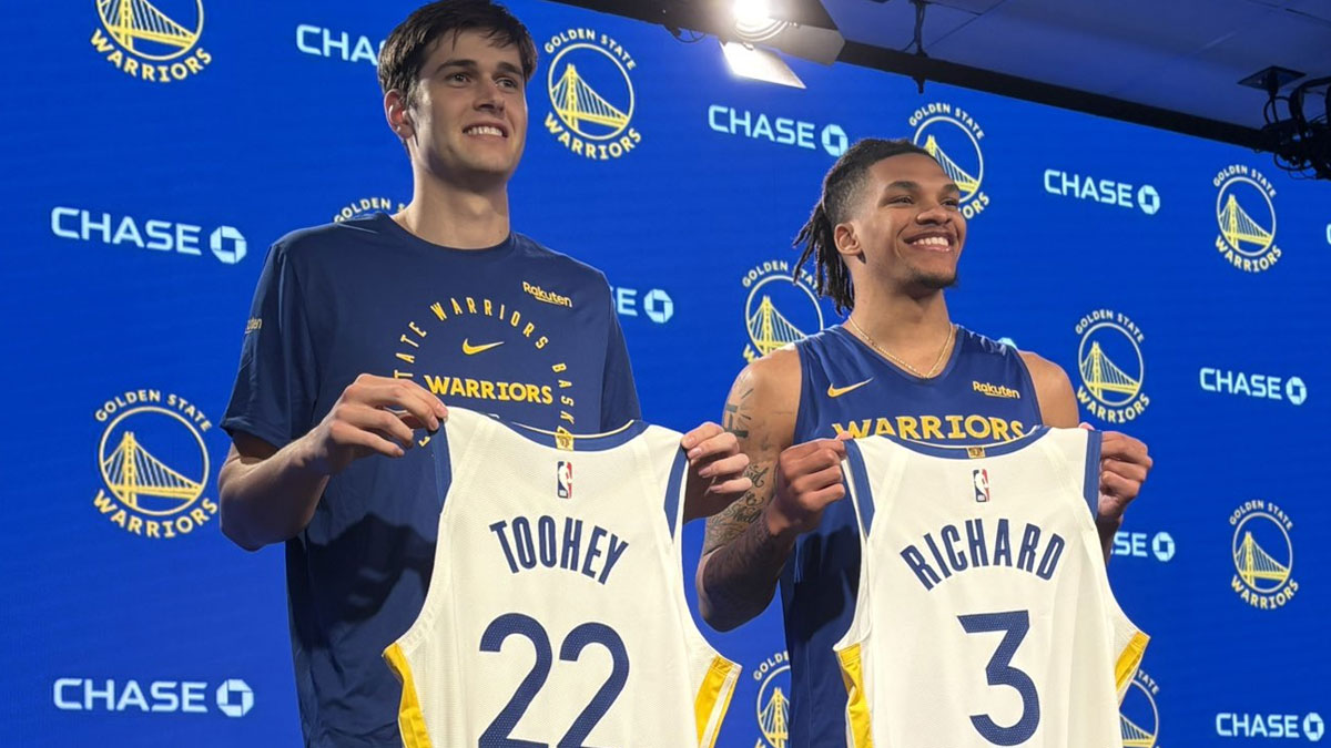 Warriors’ 2025 NBA Draft picks given familiar jersey numbers – NBC Sports Bay Area & California