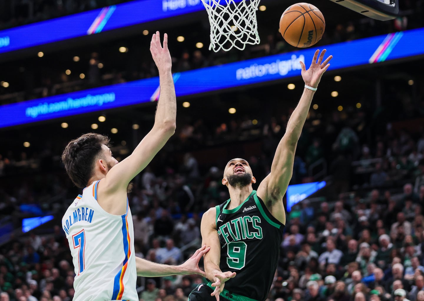 The Thunder are tough competition, even for the reigning NBA champion Celtics.