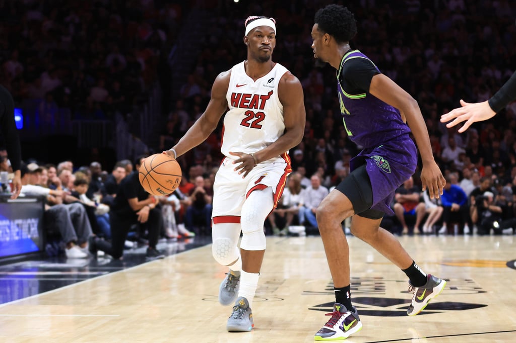 Jimmy Butler in action against the New Orleans Pelicans in Miami on January 1. Photo: TNS