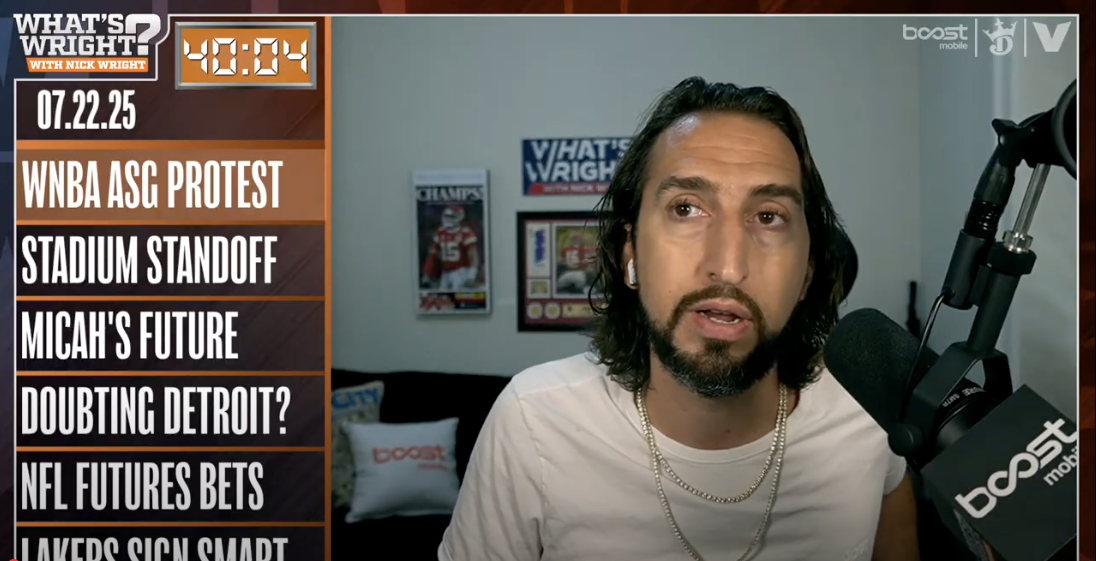 Nick Wright supports WNBA players wanting more money