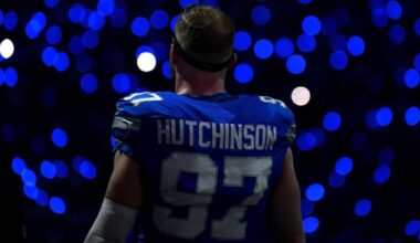 Why Lions star Aidan Hutchinson believes he's 'in the perfect spot' after brutal leg injury at Cowboys in 2024