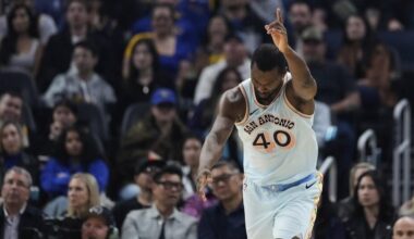 Harrison Barnes hits 3-pointer at the buzzer as Spurs stun Warriors with 114-111 win