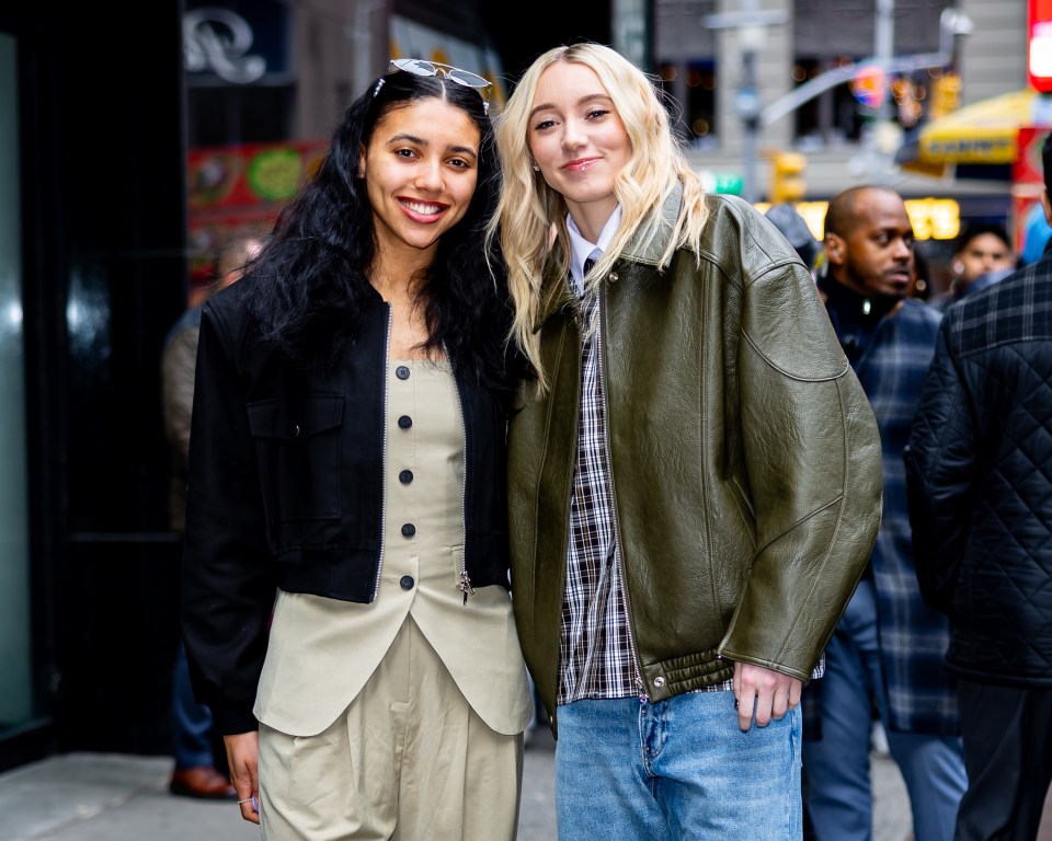 Azzi Fudd and Paige Bueckers at Good Morning America.