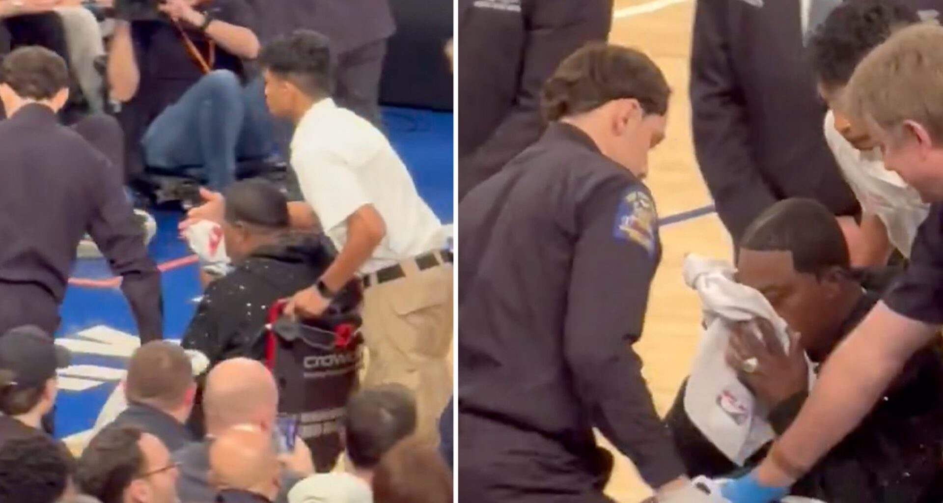 Tracy Morgan Vomits All Over Court at Knicks Game