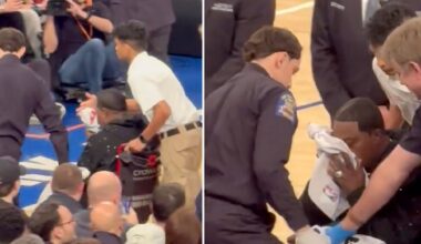 Tracy Morgan Vomits All Over Court at Knicks Game