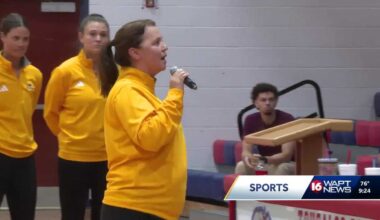 USM head women's basketball coach Missy Bilderback attends Mississippi Coaches Clinic