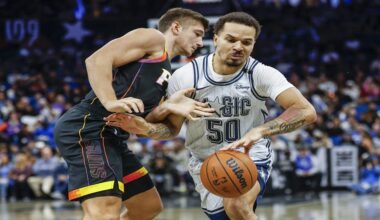 Cole Anthony, who finished with 14 points, and Mo Wagner (10 points) sparked a comeback after the Magic had fallen behind by 12 points in the first quarter.