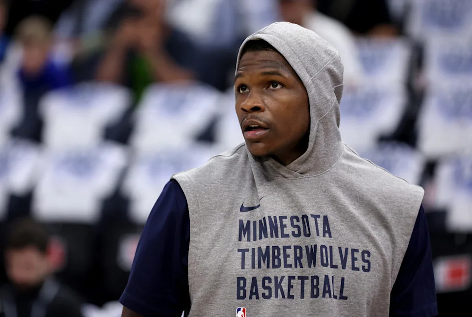 Minnesota Timberwolves guard Anthony Edwards (5).Jesse Johnson-Imagn Images