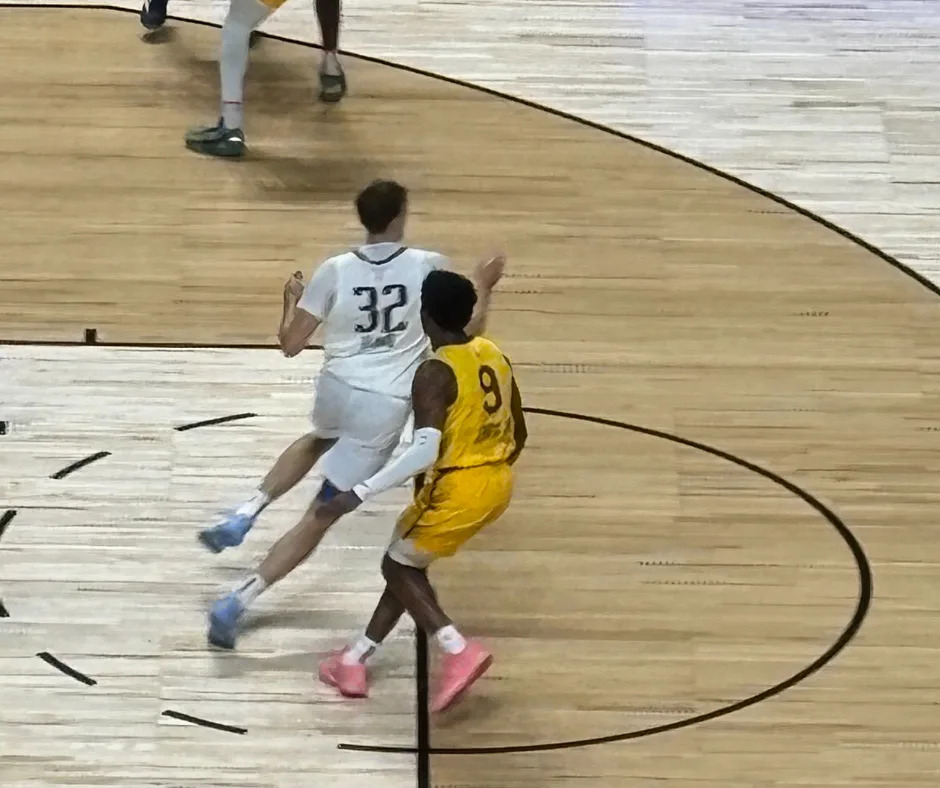 Bronny James and Cooper Flagg